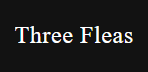 Three Fleas Logo